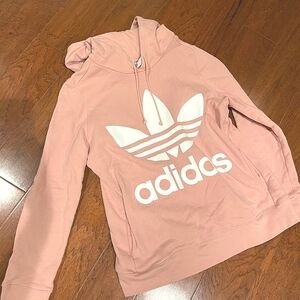 Adidas Blush Pink Hoodie Sweatshirt